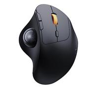 ProtoArc EM04 Souris Trackball, Ergonomique Bluetooth Rollerball Souris sans Fil, Rechargeable, ContrôLe du Pouce, Connexion De 3 Appareils, Compatible PC,Pad,Mac,Windows