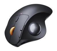 ProtoArc EM04 Souris Trackball, Ergonomique Bluetooth Rollerball Souris sans Fil, Rechargeable, ContrôLe du Pouce, Connexion De 3 Appareils, Compatible PC,Pad,Mac,Windows