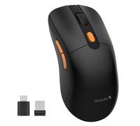 ProtoArc EM15 Souris sans Fil USB C, Jiggler Souris - Type C Rechargeable Souris Double Mode Souris Mover IndéTectable pour Mac, PC, iPad - Noir