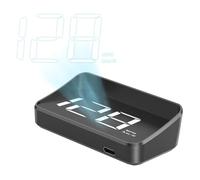 Protoence Affichage Tête Haute Pare-Brise Automobile | Écran Intelligent équipé de GPS,Compteur de Vitesse Numérique pour Automobile | pour Tableau de Bord Moto Véhicule Conduite Pare brise
