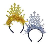 Protoence Bandeau Pour Le Réveillon Du Nouvel An,2 Pièces En Forme D étoile Festive | 2026 Chapeau pour la Bonne Année - Pour Les Occasions Festives Les Célébrations Les Soirées Et La Tradition