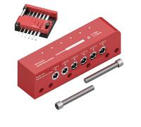 Protoence Guide pour Trou de Perçage | Gabarit Localisateur De Trous De Guide - Localisateur de Positionnement pour le Travail du Bois - Pour le Cabinet, le Travail du Bois, le Tiroir, l'Établi, le