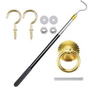 Protoence Kit Système d'Échelle Escamotable - Perche d'Échelle Télescopique 162 cm - Tire Escalier Amovible pour Plafond - Échelle de Cargo