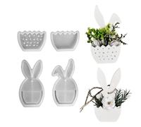 Protoence Moule Lapin de Pâques,Outil de Loisirs Créatifs à Démoulage Facile 3D,Outil Créatif Lapin | Pour Célébrations en Famille à la Maison lors de Fêtes et Anniversaires