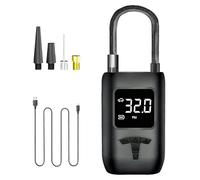 Protoence Pompe À Air pour Pneus De Voiture - Adaptateur Portable Électrique Sûr Et Silencieux | Gonfleur de Pneus Compresseur d'air | pour la Moto, Les Vélos, Les Ballons, la Famille, la Maison, Le