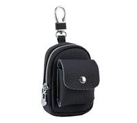 Protoence Porte-Clés En Cuir PU - Pochette Anti-Perte Avec Clip Métallique | Charme de Sac à Dos Mini | pour Femmes, Cartes, Écouteurs, Extérieur, Sac,