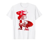Protogen Fursuit Furry Red Cravate Couleur Fursona T-Shirt