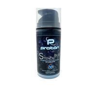 Proton Professional Stencil Blue - Gel d'apprêt - Bleu - 100 ml - Liquide d'extraction - Tampon adhésif - Tattoo INKgrafiX Allemagne - Studio professionnel