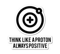Proton Sticker Decal Funny Geek Nerd Science Genius