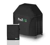 ProTool Housse Barbecue Exterieur Imperméable, Bâche Barbecue BBQ en Tissu Oxford Résistant, Protection Anti Pluie UV Vent Poussière Neige pour Barbecue Gaz Charbon et Électrique (145x61x117cm)