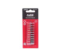 Protorq Lot de 10 embouts de sécurité Torx Plus IPR, Torx Plus 5 points inviolables (IPR 7-IPR 40), 25 mm, en acier S2 de haute qualité