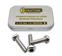 PROTORX Vis Torx Tête Bombee M5 x 20mm : Boîte 10 Pcs Visserie Inox pour Ecrou Rondelle | Vis Bombee Tête Cylindrique Six Lobes Acier A2 | Metal Anti-Rouille - ISO 14583
