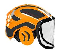 Protos Integral Forest Helm, Couleur:Orange/Noir;Ausstattung:grobes Visier