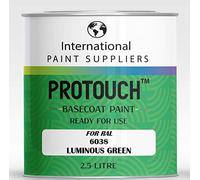 PROTOUCH POUR RAL 6038 VERT LUMINEUX BASE COAT RFU PRÊTE À L'EMPLOI DILUÉE PEINTURE AUTOMOBILE BOÎTE DE 2,5 L