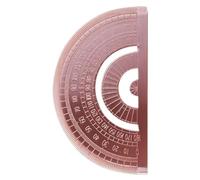 Protracteur angle - outil de mesure du métal, dispositif de géométrie à 180 degrés, instrument de rédaction de précision, guide de mise en page de construction | Support pédagogique pour les élèves de