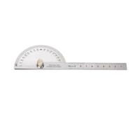 Protuiteur d'angle d'angle en acier inoxydable, recherche d'angle réglable degré avec une règle de 10 cm, outil de mesure de la construction du bois précis pour les ingénieurs,