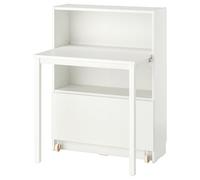ProTuning BILLY Bibliothèque avec bureau et tiroir, blanc, 80 x 106 cm