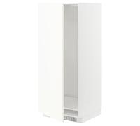 ProTuning METOD Armoire haute pour réfrigérateur/congélateur, blanc/Vallstena blanc, 60 x 60 x 140 cm