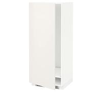 ProTuning METOD Armoire haute pour réfrigérateur/congélateur, blanc/Veddinge blanc, 60 x 60 x 140 cm