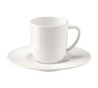 ProTuning OFANTLIGT Tasse à expresso et soucoupe, 7 cl, blanc