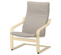 ProTuning POÄNG Fauteuil, placage bouleau/Knisa beige clair