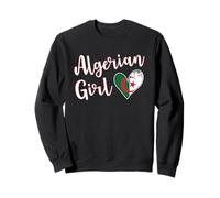 Proud Algerian Girl Algeria Flag Algerian Girlfriend Wife Sweatshirt