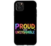 Proud and Unstoppable Motivational Typography (Typographie Coque pour iPhone 11 Pro Max