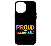 Proud and Unstoppable Motivational Typography (Typographie Coque pour iPhone 12 Pro Max