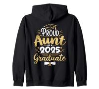 Proud Aunt of A 2025 Graduate Fierté De Tante Diplômé Sweat à Capuche