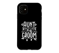 Proud Aunt of The Groom Wedding Wedding Family Coque pour iPhone 11