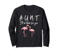 Proud Auntie Life, Aunt I'll be There for You Flamant Rose Manche Longue
