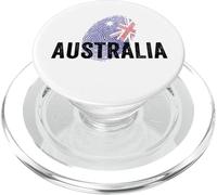 Proud Australia Identity Flag Fingerprint Heritage Gift PopSockets PopGrip pour MagSafe