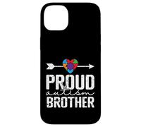 Proud Autism Brother Puzzle Cœur Frère et Soeur Coque pour iPhone 14 Plus