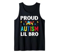Proud Autism Brothers Bruh Bro Man Autistic Men Autistic Men Brother Son Débardeur