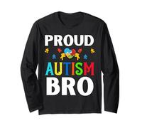 Proud Autism Brothers Bruh Bro Man Autistic Men Autistic Men Brother Son Manche Longue