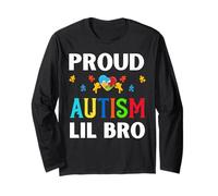 Proud Autism Brothers Bruh Bro Man Autistic Men Autistic Men Brother Son Manche Longue