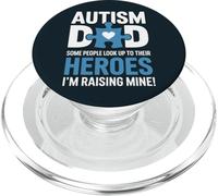 Proud Autism Dad - Raising My Hero Awareness Father Papa PopSockets PopGrip pour MagSafe