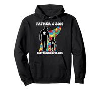 Proud Autism Dad & Son - Meilleurs Amis pour la Vie Père-Fils Sweat à Capuche