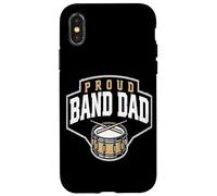 Proud Band Dad Music Performance Support Parent Coque pour iPhone X/XS