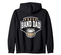 Proud Band Dad Music Performance Support Parent Sweat à Capuche