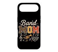 Proud Band Mom Leopard Print Music Notes Trumpet Coque pour iPhone Air