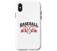 Proud Baseball Moms Squad, Little Leagues Mom Loud Crazy Coque pour iPhone X/XS