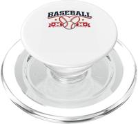 Proud Baseball Moms Squad, Little Leagues Mom Loud Crazy PopSockets PopGrip pour MagSafe