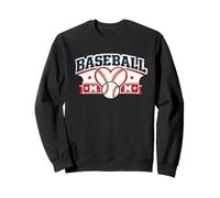 Proud Baseball Moms Squad, Little Leagues Mom Loud Crazy Sweatshirt
