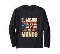 Proud Best Puerto Rican Dad Family Pride Fathers Day Idea Manche Longue
