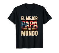 Proud Best Puerto Rican Dad Family Pride Fathers Day Idea T-Shirt