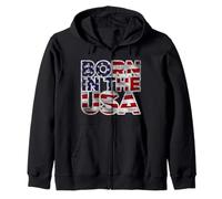 Proud Born in The USA Novelty Graphic Tees & Cool Designs Sweat à Capuche