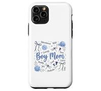 Proud Boy Mom Life Wild Sons Hortensia Libellule Coque pour iPhone 11 Pro