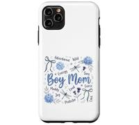 Proud Boy Mom Life Wild Sons Hortensia Libellule Coque pour iPhone 11 Pro Max