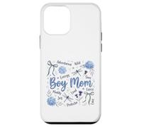 Proud Boy Mom Life Wild Sons Hortensia Libellule Coque pour iPhone 12 Mini